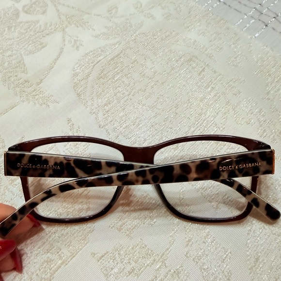 Dolce & Gabbana Dark Brown Women's Glasses - Picture 6 of 8